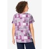 Woman Within Women's Plus Size 7-Day Print Patchwork Knit Tunic - 3 of 4