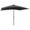 Garden Parasol Green Polyester 6.6 x 9.8 ft Foldable vidaXL - 4 of 4