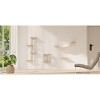 Sapphtopaz Wall-Mounted Cat Furniture, Modern Cat Wall Shelves with Ladder and Platform, Cat Climbing Shelf Set for Indoor Cats to Play and Rest - 2 of 4