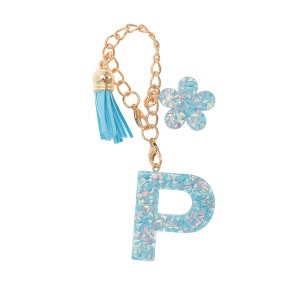 Unique Bargains Flower Heart Sequin Letter Water Cup Pendant Pink 1 Pc - 1 of 4