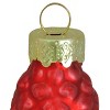 Northlight 56ct Red Matte Finish Glass Christmas Pinecone Ornaments - 1.75" (45mm) - 3 of 3