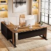 Tribesigns 63" Large Executive Desk L Shaped Computer Desk with File Storage Cabinet - 2 of 4
