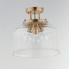 Maxim Lighting Acadia 3 - Light Semi-Flush Mount in  Heritage - 2 of 4