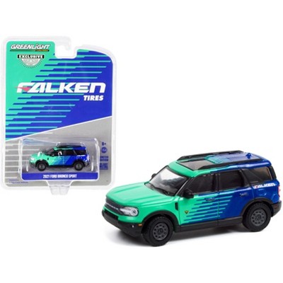2021 Ford Bronco Sport "Falken Tires" "Hobby Exclusive" 1/64 Diecast Model Car by Greenlight