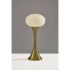 Adesso Otis Table Lamp Brass: Frosted Acrylic Globe, Touch Sensor, ETL Listed, Metal Body - image 3 of 4