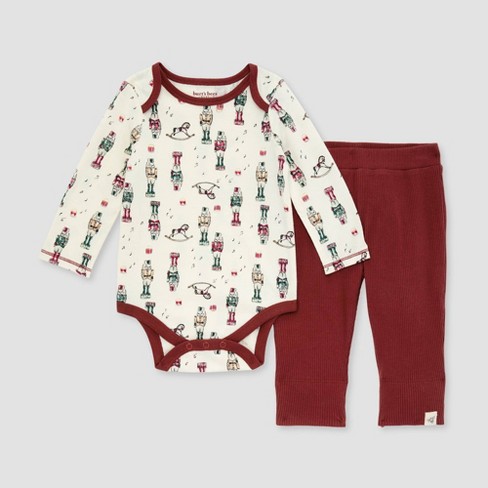 Burt's Bees Little Girls 2T-5T Ribbed Tunic & Legging Set