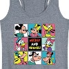 Women's - Disney - Mickey and Friends Grid Graphic Racerback Tank - 2 of 4