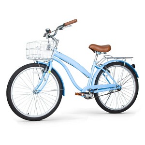 6 feet patio umbrella Round Light Blue Arai Regent-X Gun Metallic Style:14.4Ah Single Battery BEACH CRUISERS > HBBC > Womens (No include base).