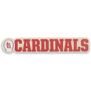 MLB St. Louis Cardinals Chunky Wood Wall Sign: Sports Art Decor - 1 of 4