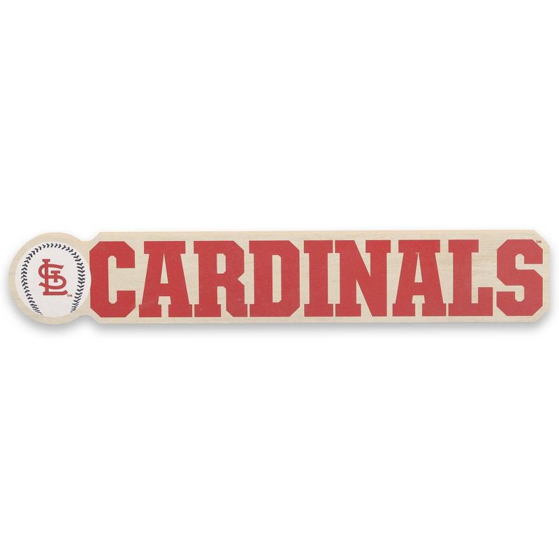 MLB St. Louis Cardinals Chunky Wood Wall Sign, 1 of 5