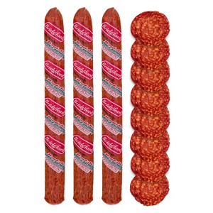Bridgford Old World Pepperoni Stick 16 oz - Naturally Smoked Pepperoni Stick for Pizza and Sandwiches - High Protein Zero Carb Keto Snack - 1 of 4