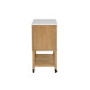 Linon Kolton Kitchen Cart Natural - 4 of 4