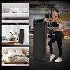 HFYee Walking Pad 300 LB Capacity with LED Display and 2.5HP Silent Motor, Under Desk Treadmill 2-in-1 Design Portable Treadmill for Home, Black Red - 3 of 4