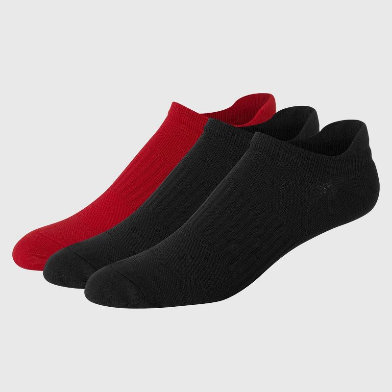 Hanes Premium Men's Nylon Performance Heel Shield Socks 3pk - 6-12, 1 of 5