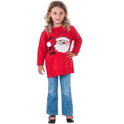 red santa sweater