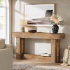 Tribesigns 62.99-Inch Wood Console Table, 2-Tier Narrow Long Farmhouse Entryway Table - 4 of 4