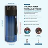 4ALLFAMILY Voyager Auto Shut Off Insulin Cooler TSA Approved Biogel & USB Fridge Temp 36-46°F, Blue - 2 of 4