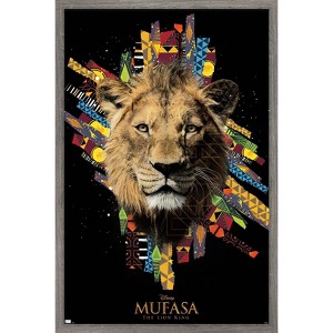 Trends International Disney Mufasa: The Lion King - Mufasa Framed Wall Poster Prints - 1 of 4