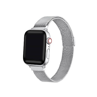 Posh Tech Infinity Skinny Mesh Stainless Steel Band for Apple Watch - Silver -  40/41/42mm