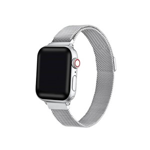 Posh Tech Infinity Skinny Mesh Stainless Steel Band for Apple Watch - Silver - 1 of 3