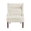 Grungis Chenille Accent Chairs,Living Room Chairs with Solid Wood Legs in Espresso Finish,Comfy Chairs for Living Room,Bedroom - 3 of 3