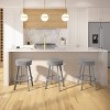 Amisco Swice Upholstered Barstool Gray: 30" Height, Polyester, Steel Frame, Spot Clean - 4 of 4