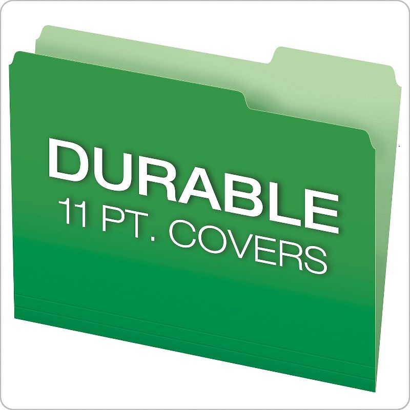 Pendaflex DoubleStuff File Folders 1/3 Cut Letter Assorted 50/Pack 54460, 5 of 9