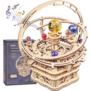 ROKR 3D Puzzles for Adults-Starry Night Music Box Kit-Wooden
