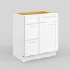 LOVMOR in Plywood Bath Vanity Cabinet with Drawers without Top for Kitchen, Bathroom, Living Room - 2 of 4