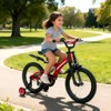 SUGIFT 16/18 Inch Kids Bike for Boys & Girls – Beginner Bicycle with Training Wheels, Kickstand, Adjustable Seat, Coaster Brake & Handbrake - 2 of 4