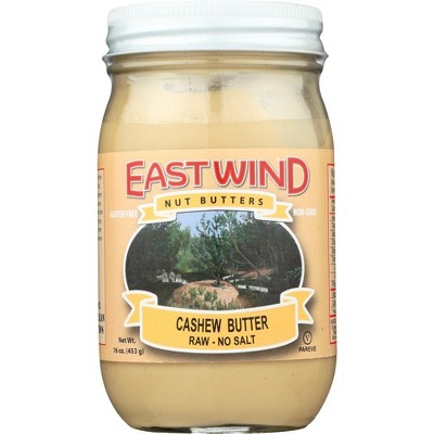 East Wind Raw Cashew Nut Butter - 6 pack, 16 oz