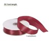Unique Bargains Double Face Wide Satin Ribbon with Gold Edges for Wedding Bouquet - 2 of 4