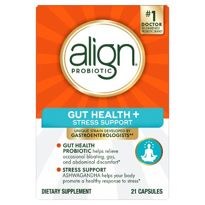 Align De-Stress Daily Probiotic Supplement - Capsules - 21ct