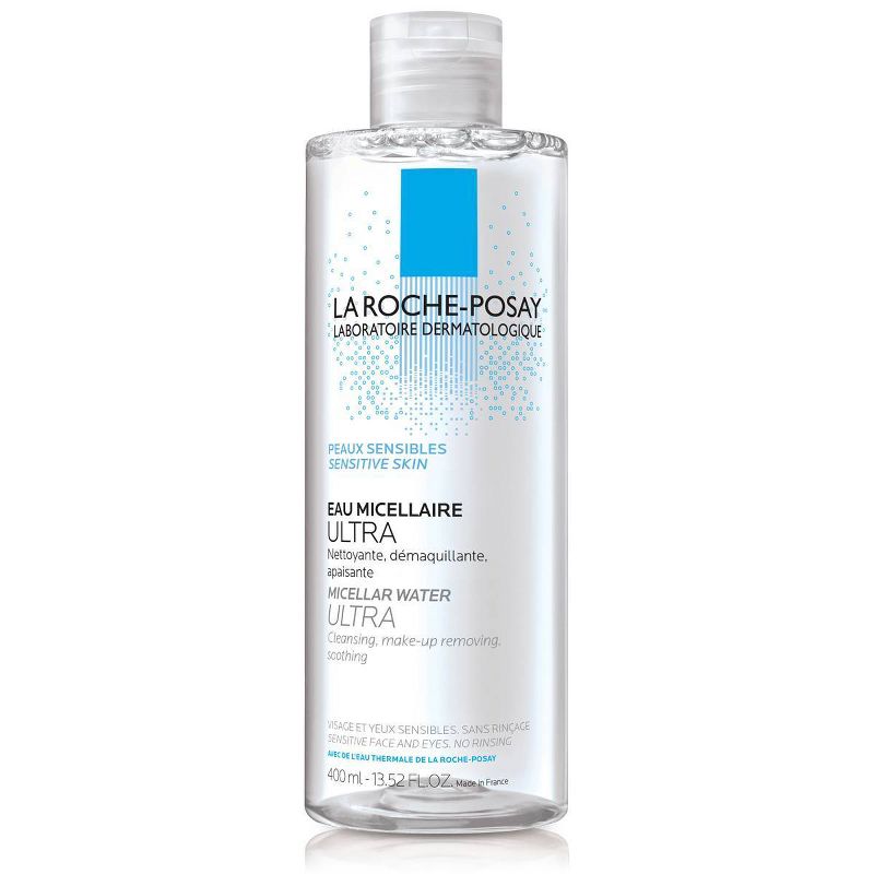 La Roche Posay Ultra Micellar Cleansing Water and Makeup Remover for Sensitive Skin - Unscented - 13.52 fl oz, 1 of 6