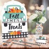 Big Dot of Happiness Happy Fall Truck - DIY Harvest Pumpkin Party Fall Treats Signs - Snack Bar Decorations Kit - 50 Pieces - 2 of 4