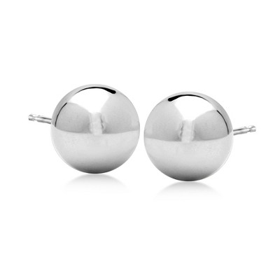 Ross-Simons Sterling Silver Dome Earrings