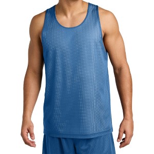 Mafoose Men's PosiCharge Reversible Mesh Moisture-Wicking Double-Layer Tank - 1 of 4