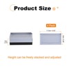 Unique Bargains L-Edge Heavy Duty Adjustable Sofa Rectangle Furniture Risers 4 Pcs - 2 of 3
