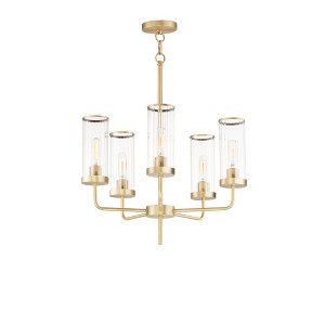 Maxim Lighting Crosby 5 - Light Chandelier in  Satin Brass - 1 of 4