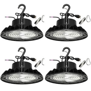 UFO Led High Bay Light, High Bay Led Shop Light 5000K Daylight, 150W, 25000 Lm, Dimmable 1-10V, Ip65 Waterproof, for Warehouse Factory Barn - 1 of 4