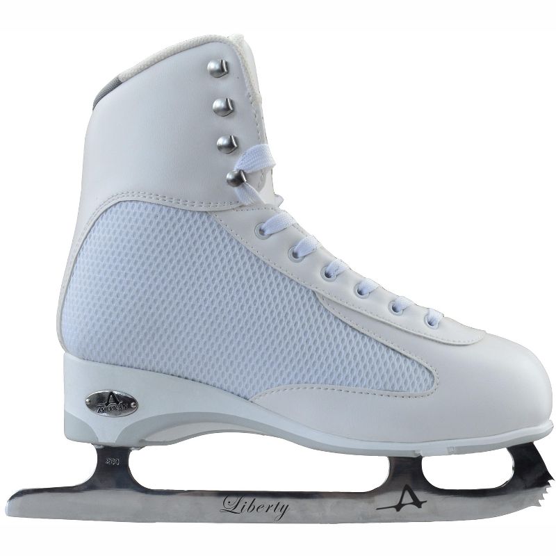 American Athletic Women's White Ice Figure Skate, 2 of 5