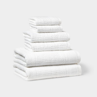 6 Piece Bath Towels Set, 100% Super Plush Premium Cotton - Becky Cameron :  Target