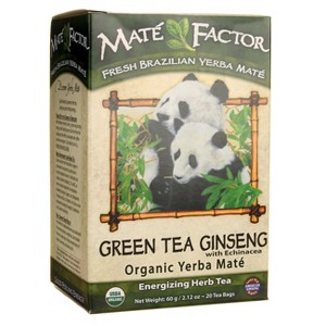 Mate Factor Organic Yerba Mate Green Tea Ginseng - 1 of 1