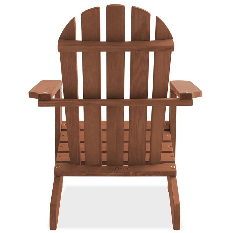 Casafield Children's Adirondack Chair, Cedar Wood Outdoor Kid's Chairs for Patio, Deck, Lawn, and Garden, Partially Pre-Assembled, 5 of 8