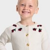Toddler Girls' Crewneck Cardigan - Cat & Jack™ - 2 of 4