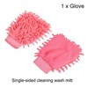 Unique Bargains Home Kitchen Microfiber Chenille Reusable Scratch-Free Cleaning Gloves - 3 of 4