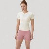 Anna-Kaci Women's Short Sleeve Performance Tee with Crew Neck and Slim Fit Stretch Fabric - 2 of 4