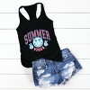 Simply Sage Market Summer Vibes Peace Happy Face Racerback Tank - 3 of 3