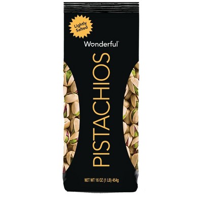 Wonderful Pistachios Roasted and Lightly Salted - 16oz