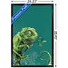 Trends International Snowtap - Chameleon Photobomb Framed Wall Poster Prints - 3 of 4